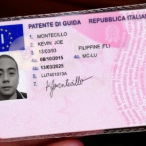 Fake Italian Drivers License Patente di Guida